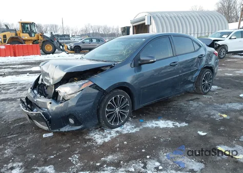 2016 Toyota Corolla S Plus from USA, damaged, VIN 2T1BURHE0GC655759